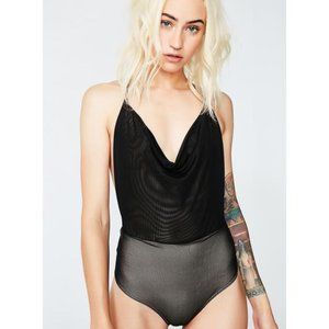 LURE 'EM IN OPEN BACK BODYSUIT